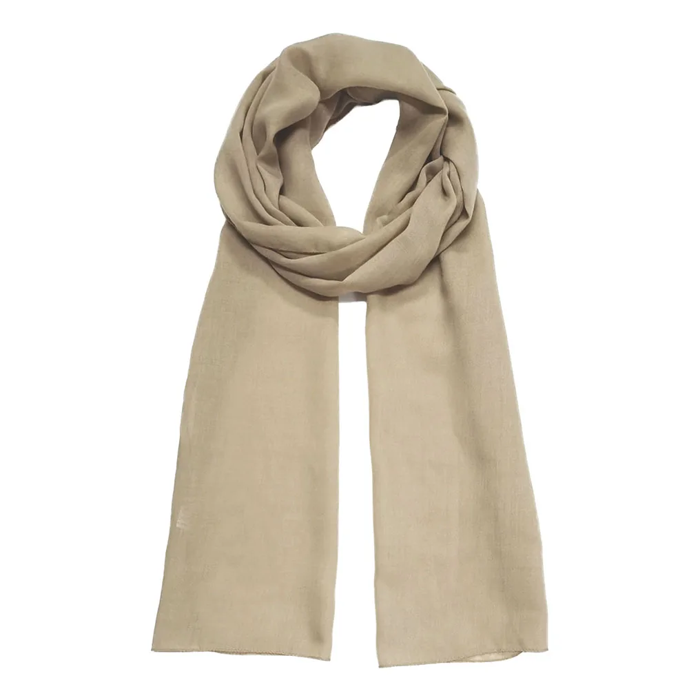 

Women'S Muslim Headscarf Soft Solid Color Premium Scarf Breathable Long Shawl Wrap Lightweight Hijab Accessories Gifts