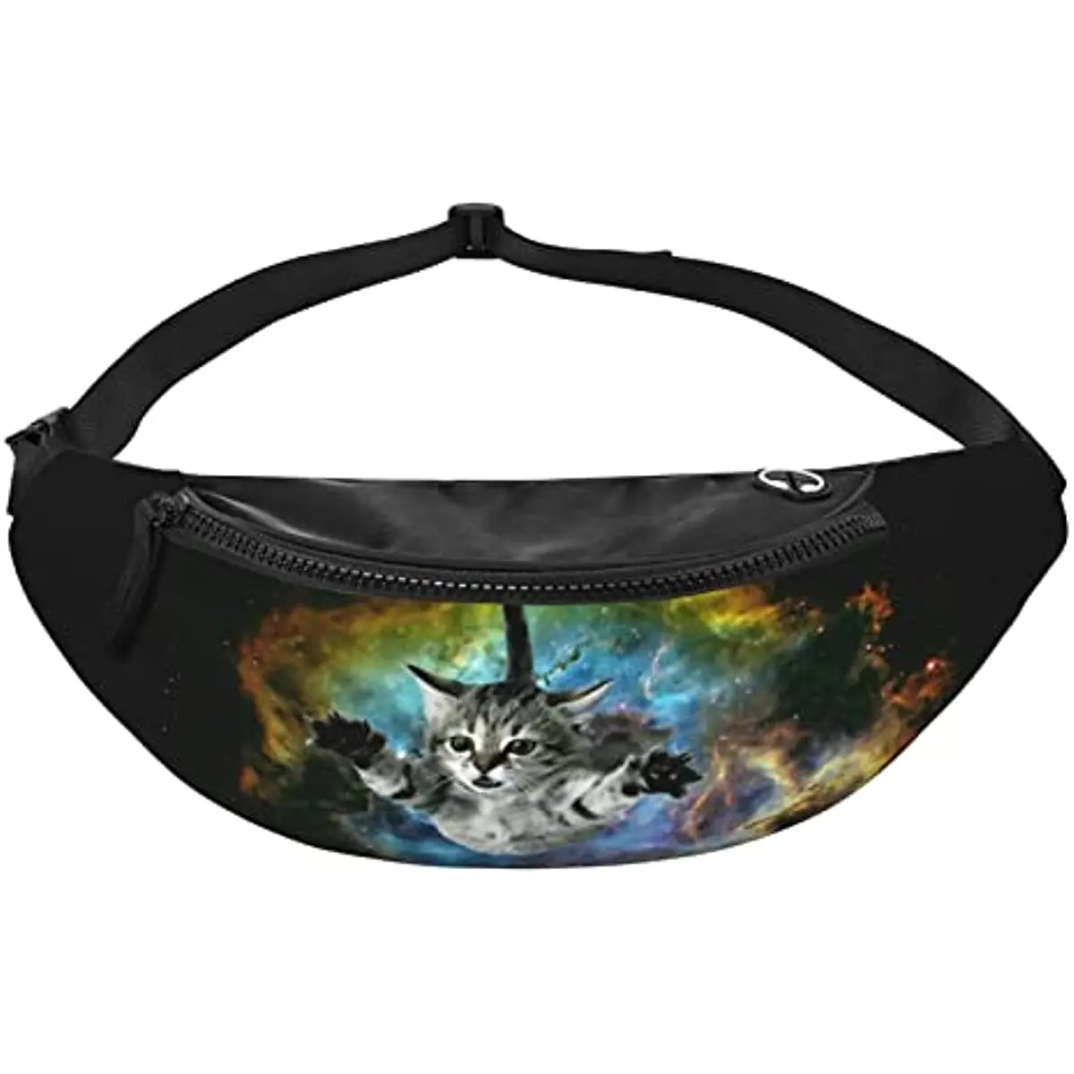 Lovely Cats Fanny Waist Pack Bag for Men Women,Funny Belt Bag Bum Bag with Adjustable Strap for Hiking Cycling Running Rave