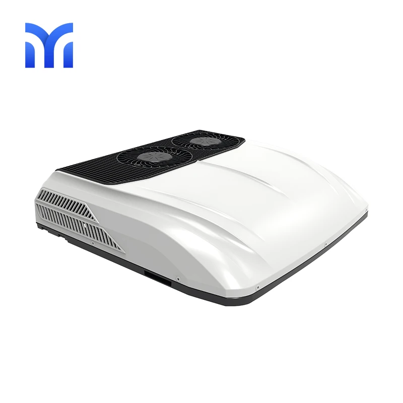 

Универсальный электрический автомобильный двойной вентилятор на крыше, медный испаритель большой площади, 12/24 В постоянного тока, классический кондиционер на крыше для парковки