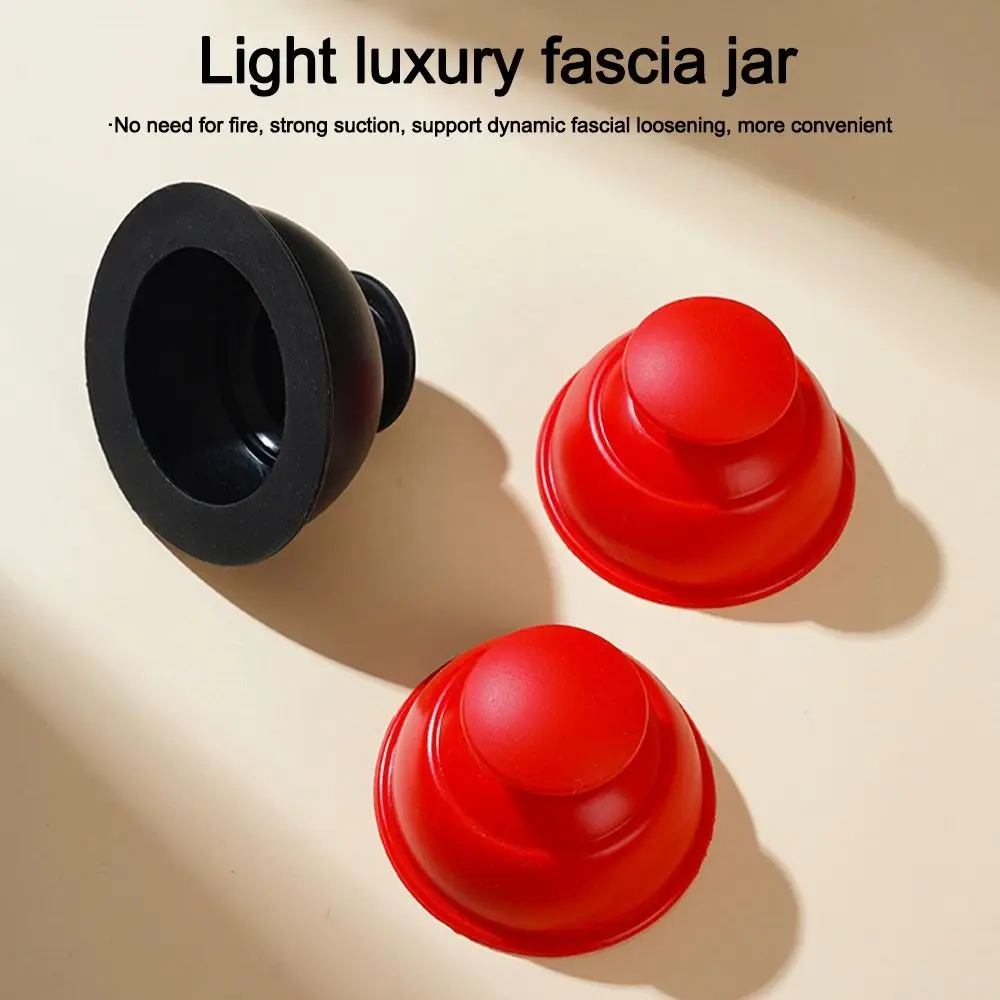 

Durable Silicone Vacuum Cupping Anti Cellulite Press Type Massage Body Cups Scraping Silicone Cupper