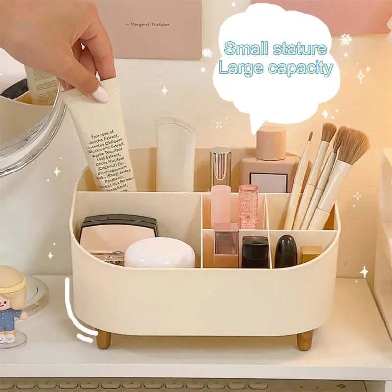 New Drawer Makeup Storage Box Dormitory Finishing Plastic Shelf Cosmetics Skin Care Dressing Table Desktop