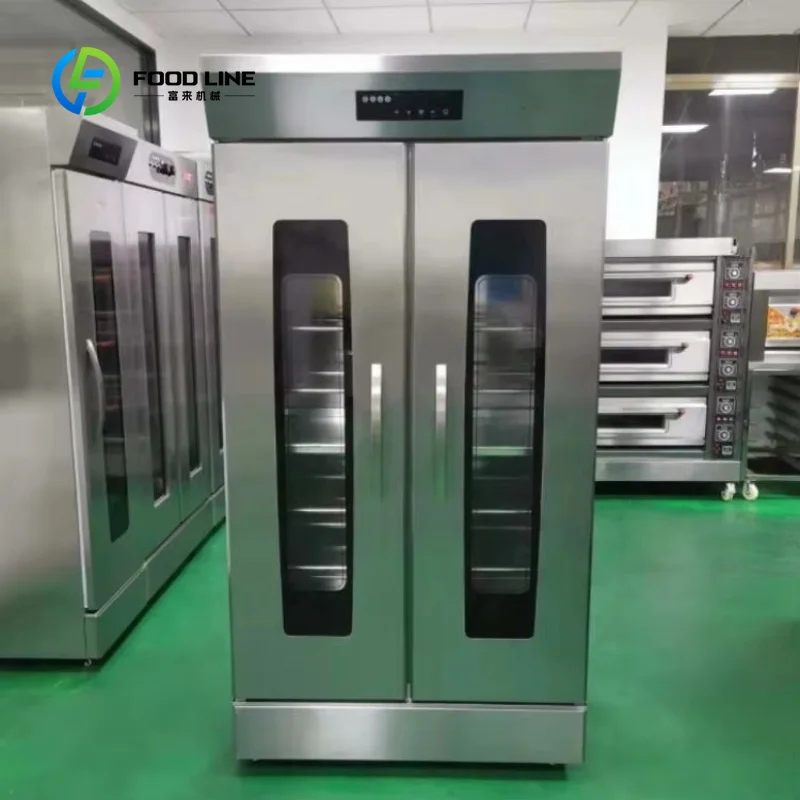 Customized 36-Tray Double Door Refrigerated Cabinet Fermenting Machine for Bread Bakery Pastry Fermentation Box Room