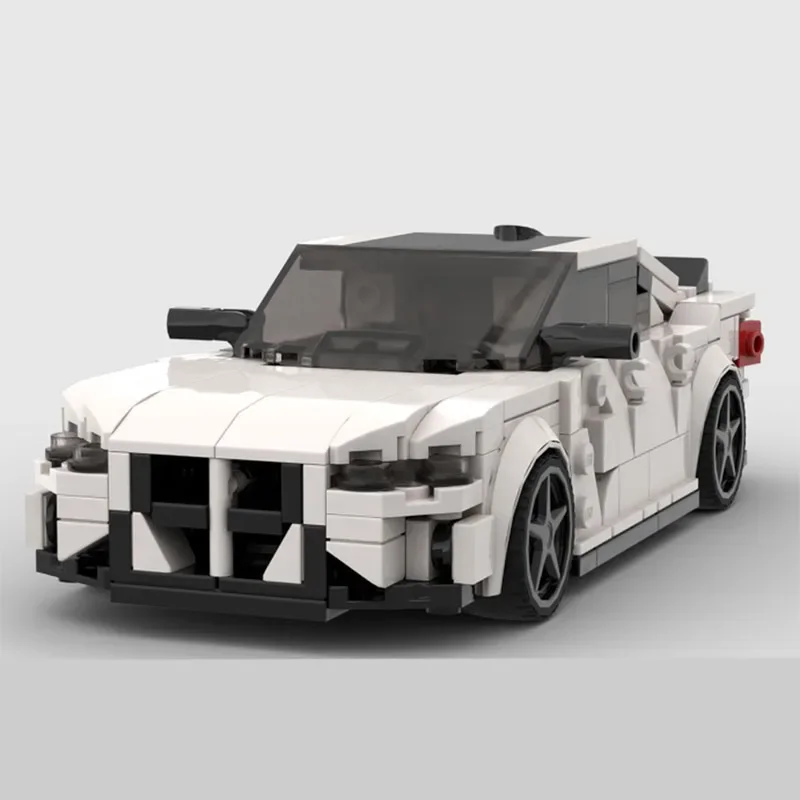 

Конструктор MOC BMW M3 G80 City Champions Super Car, 408 деталей, коллекционная модель, рождественский подарок, игрушка для детей