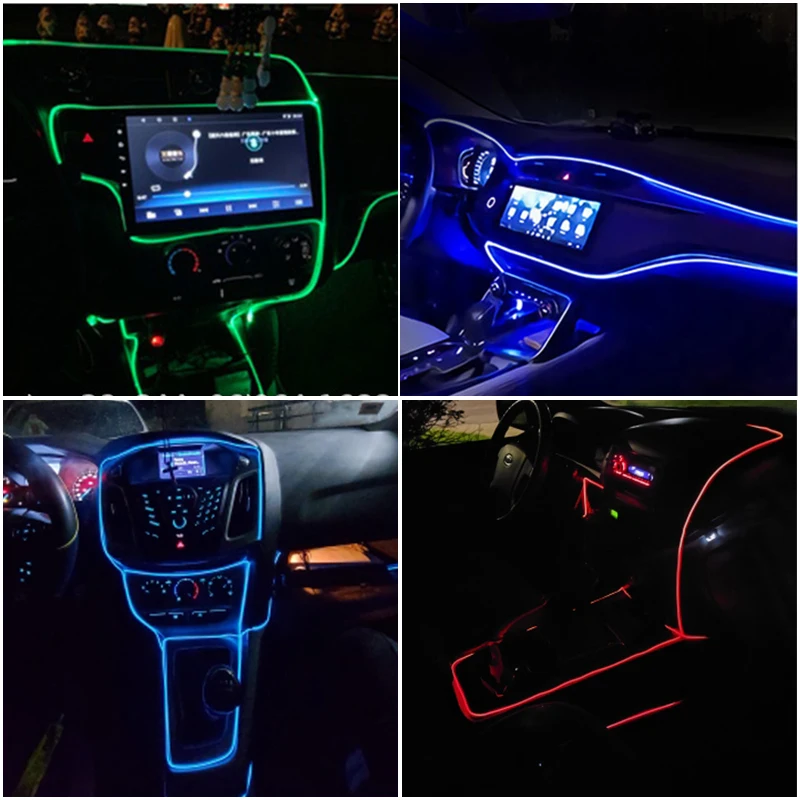 Led Car Interior Atmosphere Lights Accessory For VW Tiguan Polo Touareg Golf Jetta MK5 MK6 MK7 Passat B6 B7 B8 CC Arteon Magotan