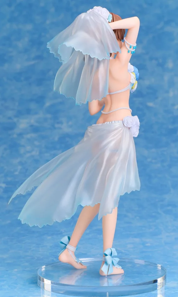 【UA】Acyuan A Certain Scientific Railgun T Mikoto Misaka Wedding Dress Swimsuit 1/7 Scale Mobile Figure Model Toy Gift