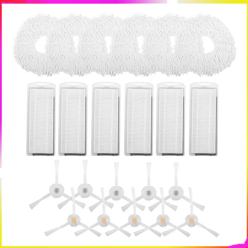 M04K 22 Uds. Adecuado para Narwal T10 accesorios de Robot de barrido filtro de Cepillo Lateral pantalla trapo paño de mopa