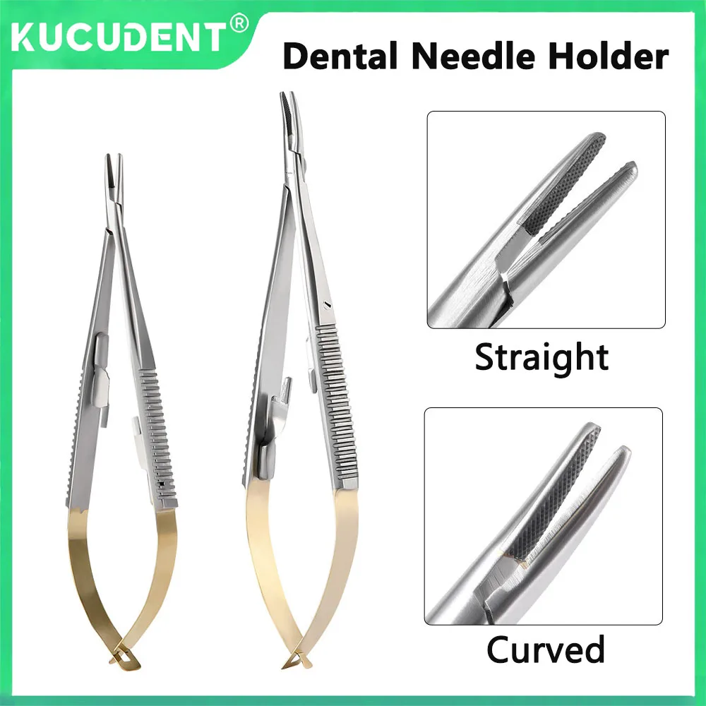 

Стоматологический ортодонтический держатель для игл Castroviejo, пинцет с замком, изогнутые прямые щипцы с головкой TC, стоматологические хирургические плоскогубцы, инструменты