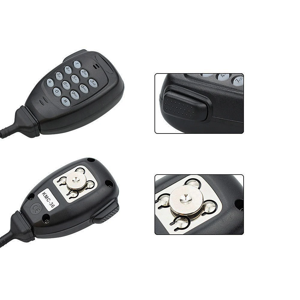 KMC-36 Speaker Microphone for KENWOOD NX700 NX720 NX820 NX900 TK-760G TK-862G TK-868 TK8180 TK880 TM-261 DTMF Mobile Radios MIC