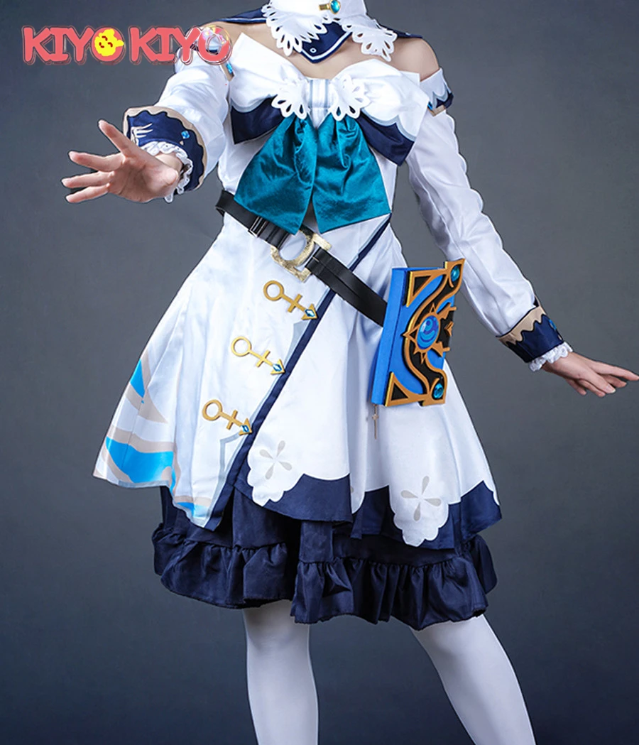 

KIYO-KIYO Genshin Impact Barbara Gunnhildr Cosplay Costume Dress Female Halloween Costumes