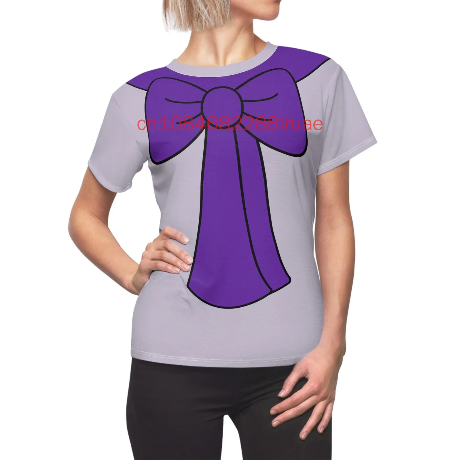 Camiseta de manga corta para mujer The Rescuers con estampado 3D, novedad de verano, camiseta de moda Harajuku de Disney Miss Bianca con cuello redondo para mujer