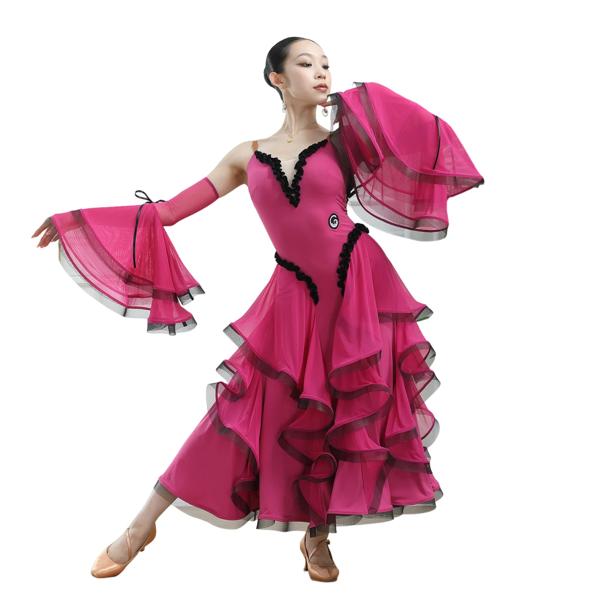 Women's Ballroom Dresses Modern Dance Costume Waltz Skirt 2026 Evening Fashion Clothes Girl Lyrical Practice Wear Dancewear suit