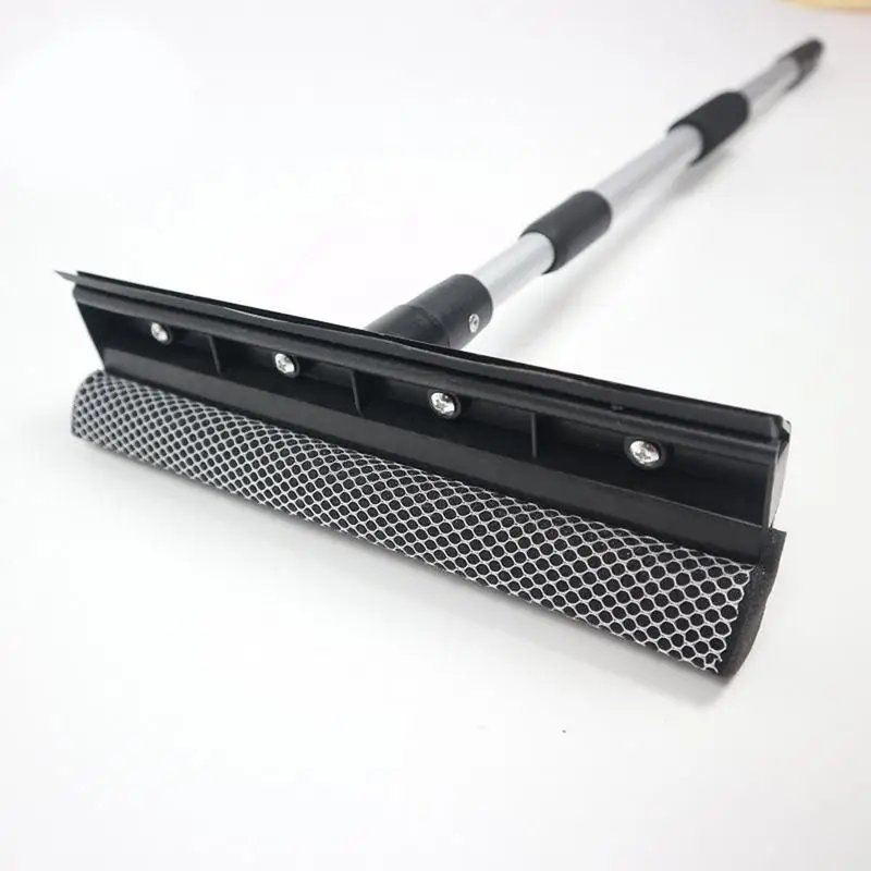 Multifuction Telescopic Rod Glass Washing Cleaning Mop Windows Wiper Tool Washer Long Handle Brush Window Cleaner Tools