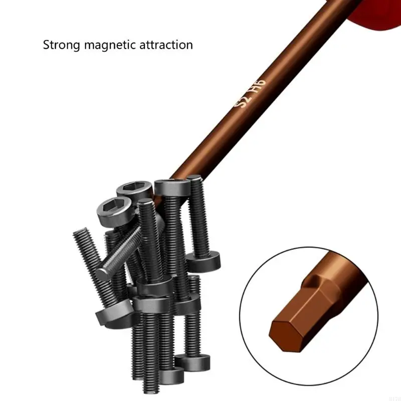 M17D Alloy Steel Hexagonal Screwdriver Set With Tip & Nonslip Ergonomic Handle Suitable For Professional Repair