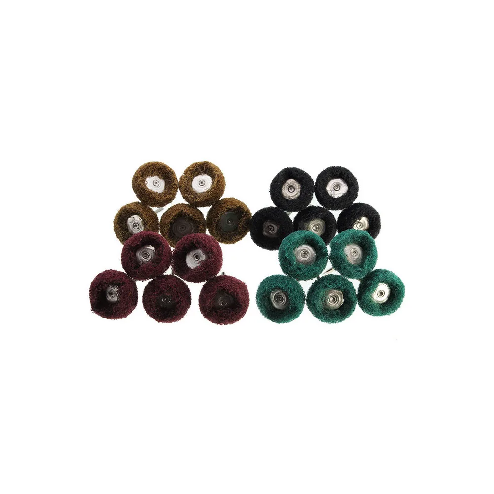 

40pcs Grinding Nylon Polishing Heads Wear Resistant For Metal Aluminum Stainless Deburring Cleaning Sander Sanding Disc