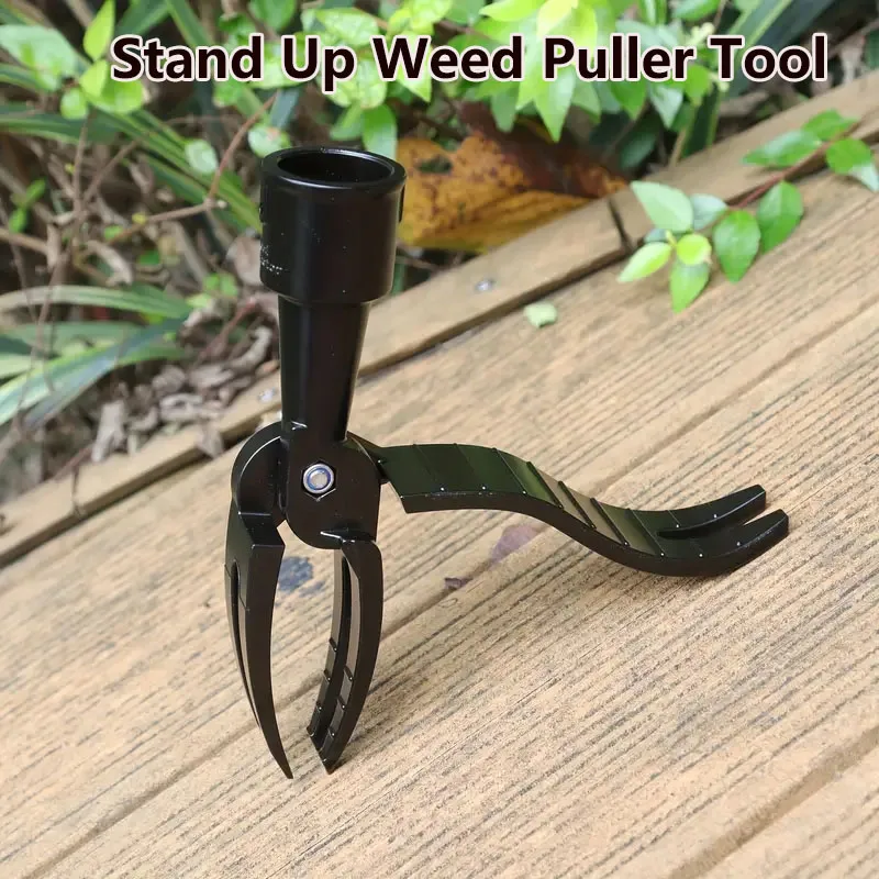 

1PCS Weeding Head Replacement Metal Long Handle Stand Up Puller Head Gardening Digging Weeder Head Removal Accessory Handle Tool