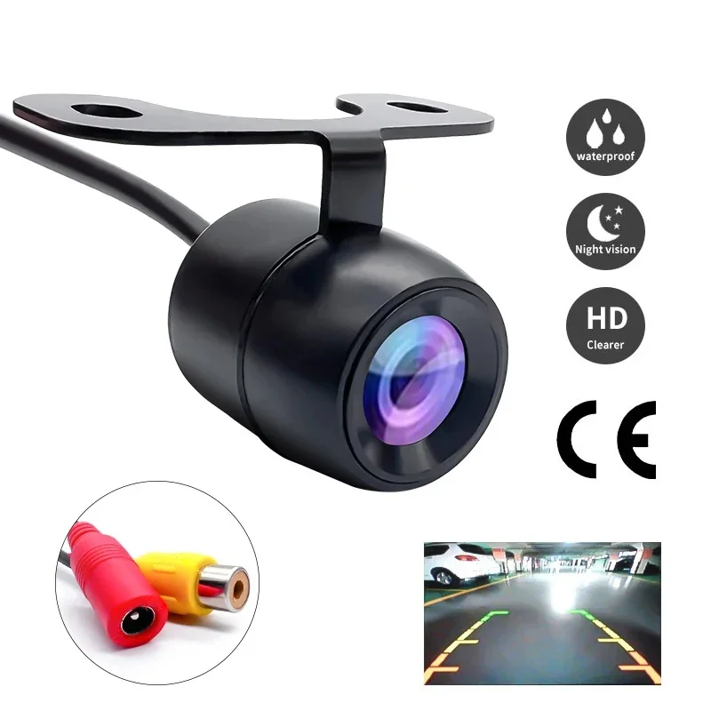 NEW Car Reverse Camera HD Night Vision Wide Angle Rear View Parking Camera Waterproof CCD LED Auto Backup Monitor Color Image