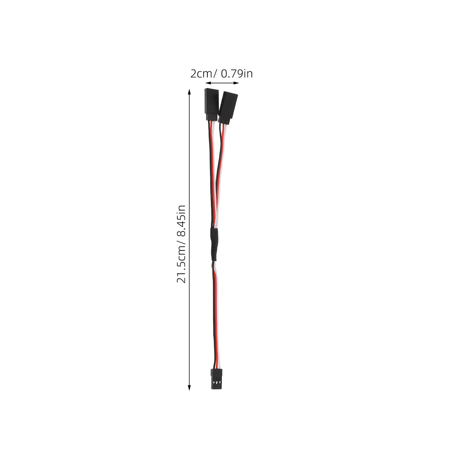 6Pcs Rc Signal Extension Cable Y Splitter 3 Pin Connector Wire Male to Female for Airplanes Cars Trucks Remote Control Parts