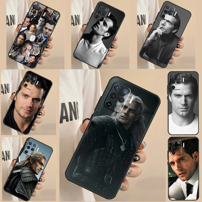 Henry Cavill For OPPO A57s A54s A53s A17 A77 A5 A9 A76 A96 A15 A16 A52 A72 A58 A78 A98 A54 A74 A94 Case