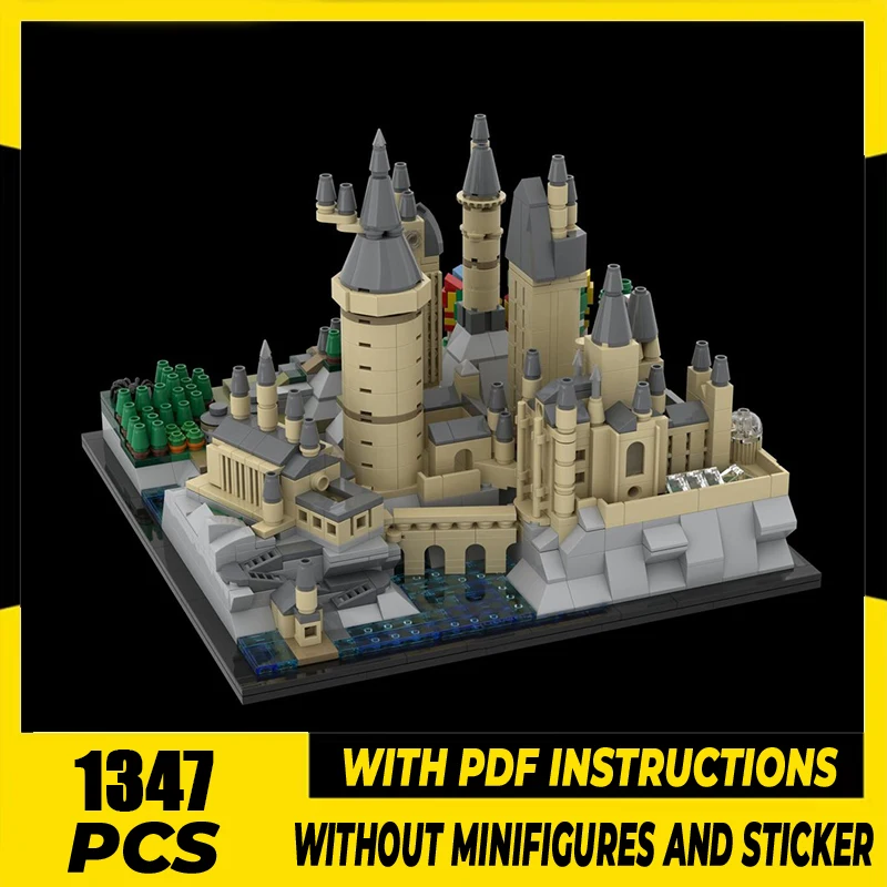 Berühmte Szene Modell Moc Bausteine Watt Schloss Film Modell Technologie Modulare Blöcke Geschenk Stadt Street View Spielzeug DIY Montage