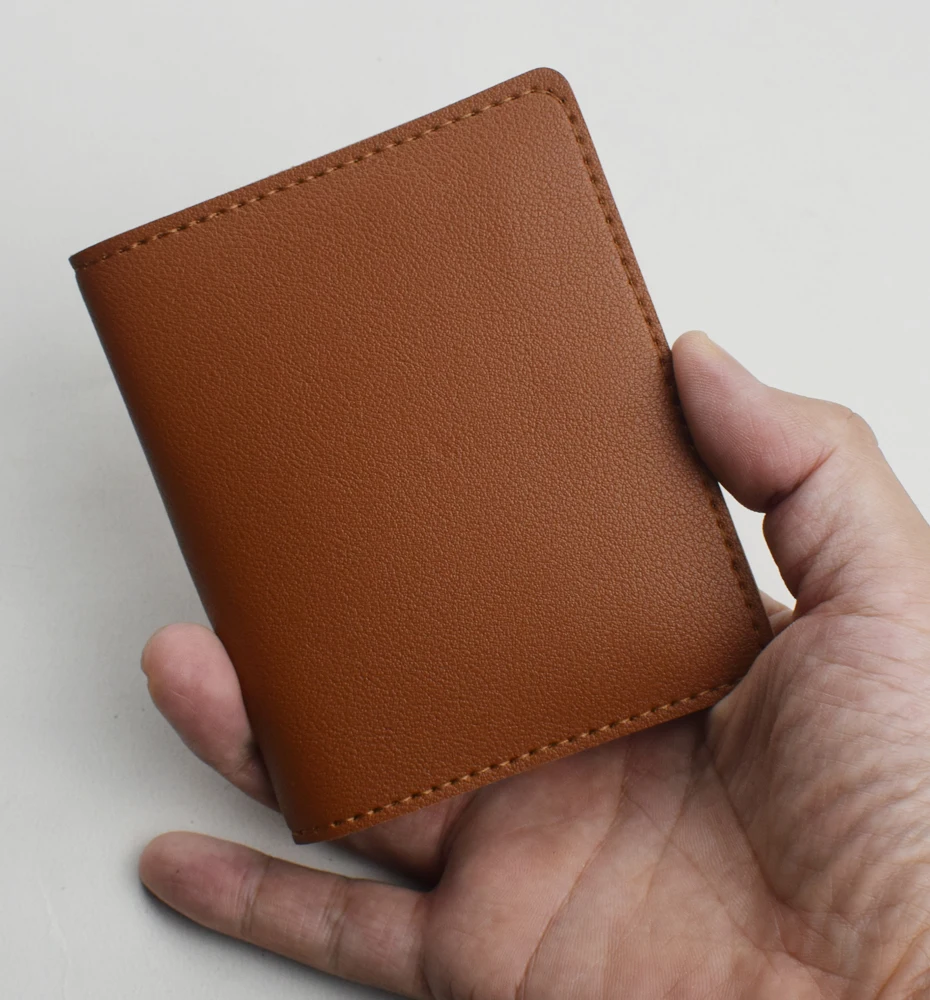 Tragbarer Kartenhalter mit mehreren Steckplätzen, Organizer aus PU-Leder, Geldbörse, Geldbeutel, Münzgeldbörse mit Schnappverschluss, Aufbewahrungstasche – Detail 7