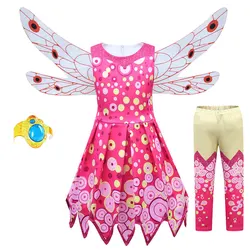 Girls Mia And Me Cosplay Mia Dress Pants Costume Birthday Party Carnival Clothes For Girl Halloween Costumes