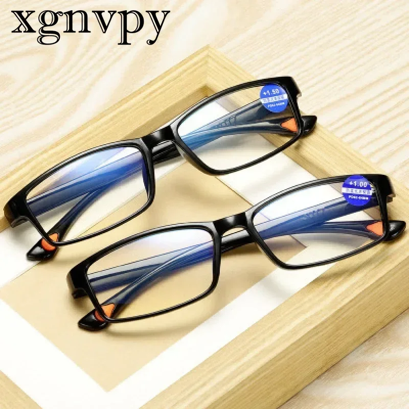 Xgnvpy Anti-Blu-ray-und Anti-Strahlungs-Lesebrille für Männer und Frauen mit den gleichen heißen Produkten, leicht und bequem visuell