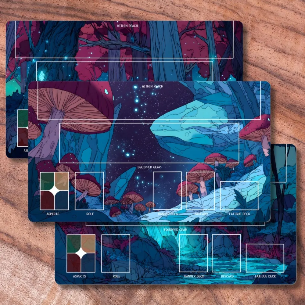 Playmat, Unofficial Earthborne Rangers Mat Bundle, Board Game Upgrade alfombrillas para escritorio office desk accessories