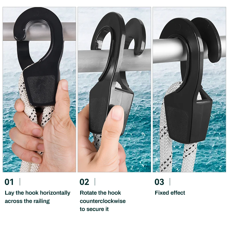 The Original Single Handed Boat  Hanger - Made From UV Resistant Plastic