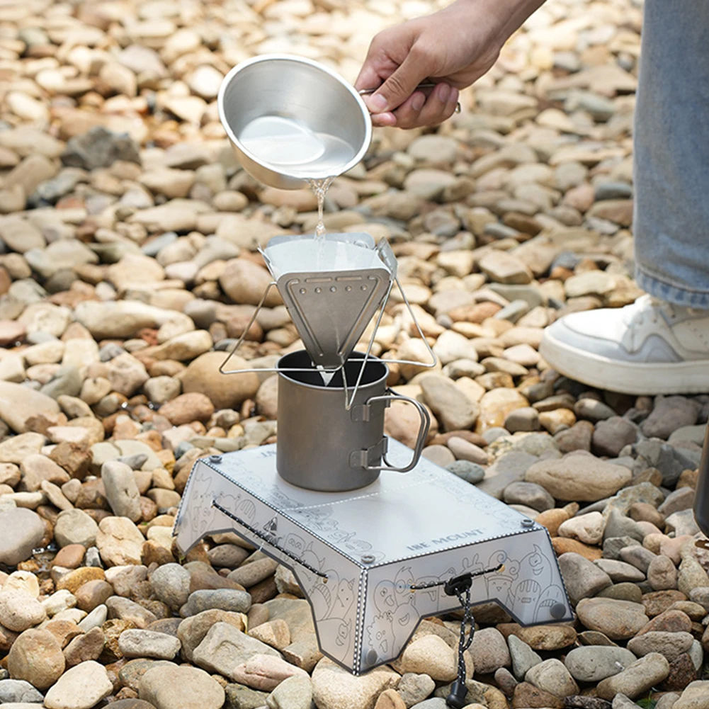 

Маленький походный стол, сверхлегкая уличная мебель для рыбалки, портативный мини-обеденный стол, многофункциональный для барбекю, пикника