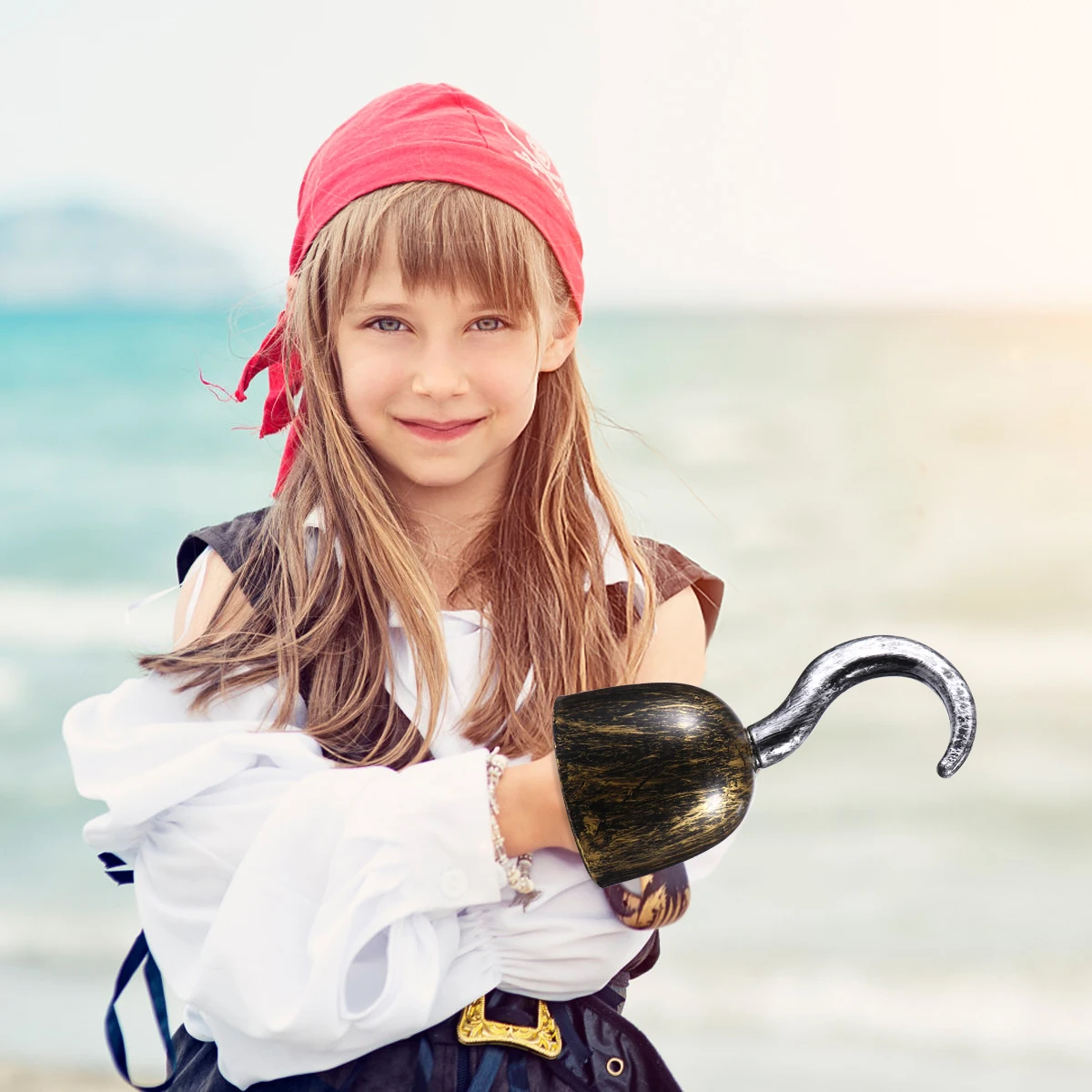 3 قطعة خطاف القراصنة وهمية محاكاة الدعامة للحفلات التنكرية الديكور البلاستيك القراصنة الدعامة هوك زي الملحقات