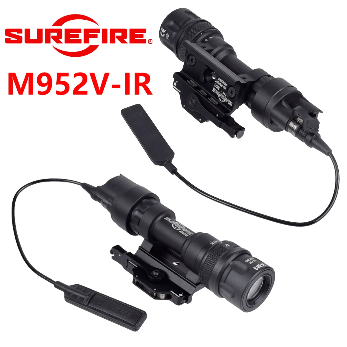 Surefire M600 Upgrade M951 M952V Strobe M952V-IR IR LED Tactical Metal Scout Light Airsoft Hunting Rifle AR15 Hanging Flashlight