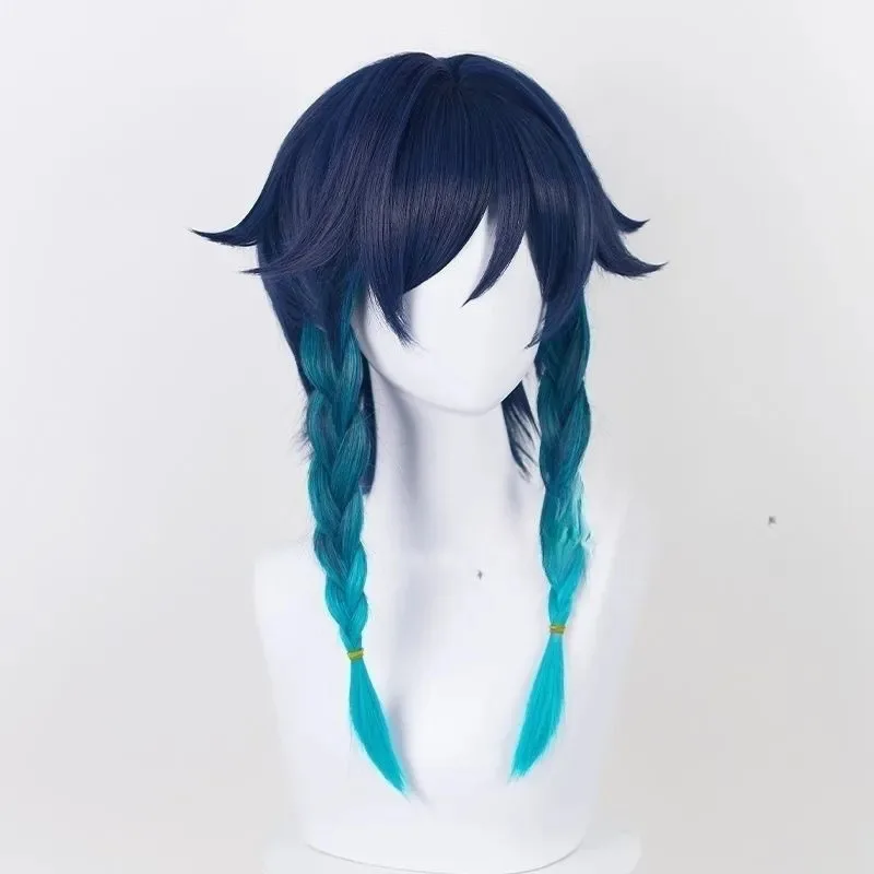 

Original God Wendy Cos Wig Voyager Venti Dyed Gradual Change Anti-warping Braids Anime Cosplay Braids
