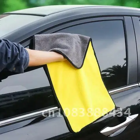 

Car Care Wax Polishing 30cm Thick Plush Microfiber Dish Towels Fiber Cloth Cleaning Scouring Pad Washing Towel for Kitchen