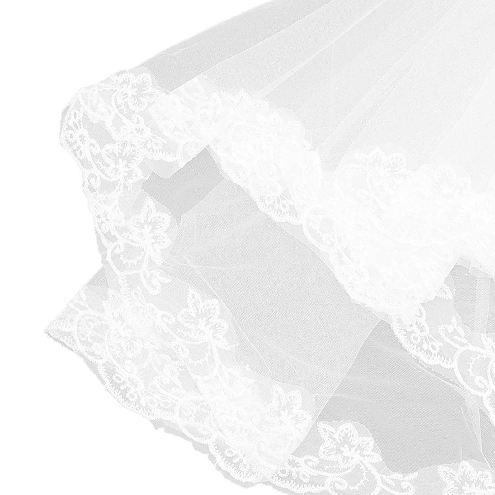 Lace Tulle Bridal Elegant Wedding Hair Accessory For Bride Lace Wedding Veil Bridal Headdress Flower Veil Photography Prop