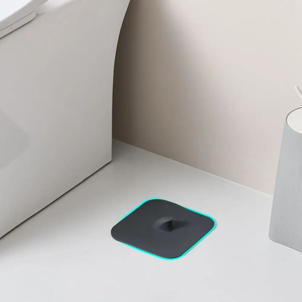 مرنة سيليكون غطاء لبالوعة بالأرضية لينة مزيل العرق غطاء بالوعة أزرق رمادي مكافحة الحشرات أنبوب صرف صحي غطاء المنزلية #4