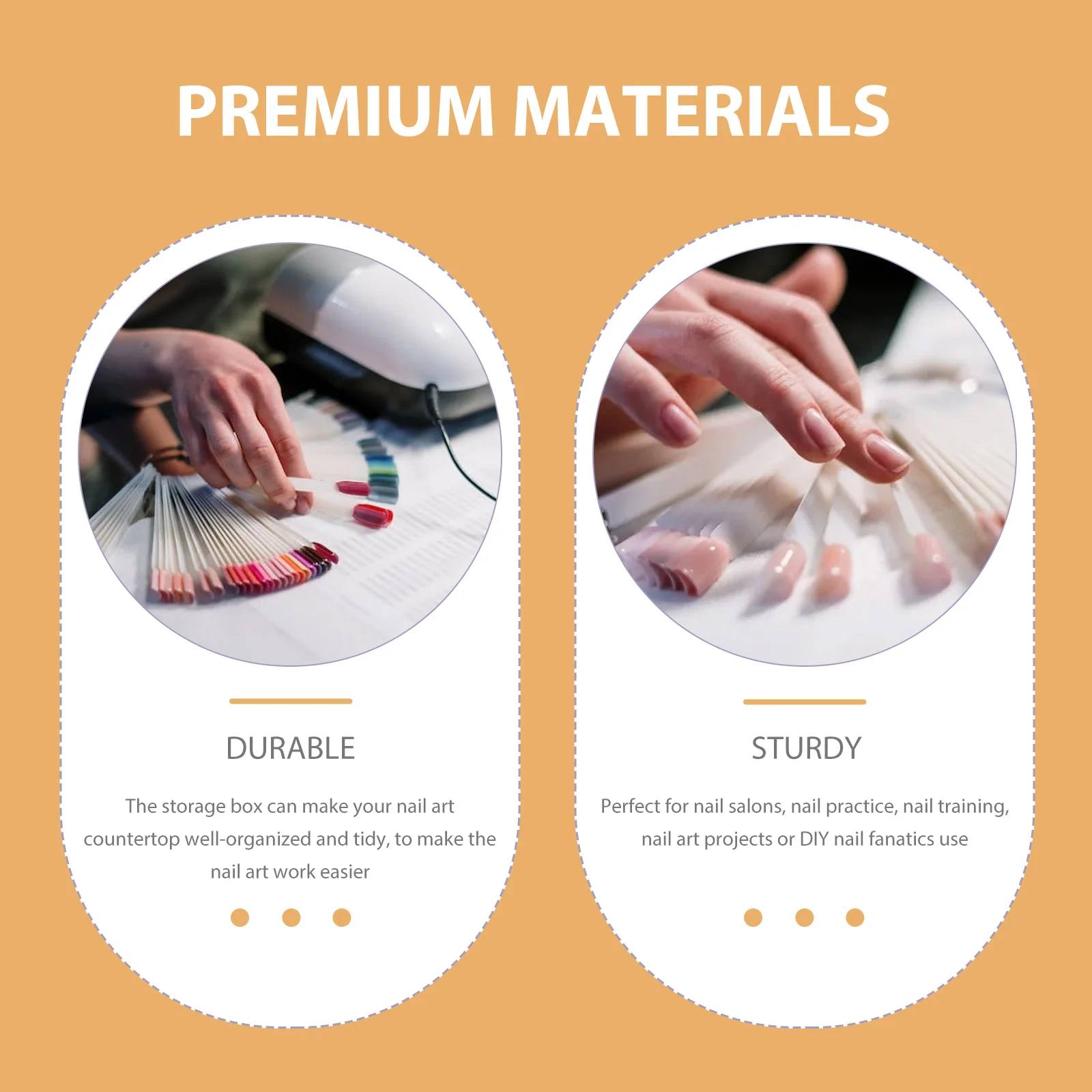 Nail Drill Bits Storage Box Wooden Display Case for Manicure Tools Polisher Grinder Heads Organizers Accessories Nail Art