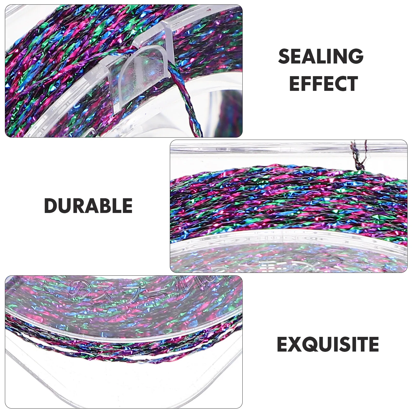 

Rod Tied Line Polyethylene Fiber Durable Lightweight Fishing Thread Braided Wire Guide Ring Fixing Wire Fishing Supply