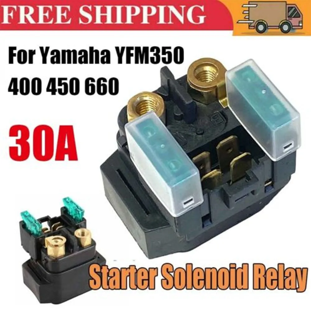 

Motorcycle Starter & Relay Solenoid For Yamaha Bear Tracker 250 YFM250 1999 - 2004 YFM250X PREMIUM REPLACEMENT PART