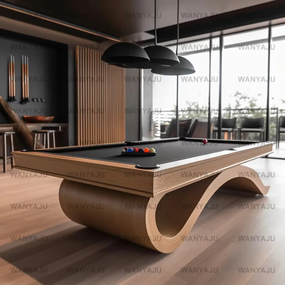 

2025 New Design Indoor Adult Conference Game 7ft 8ft 9ft Slate Bed Modern Style Luxury Pool Table