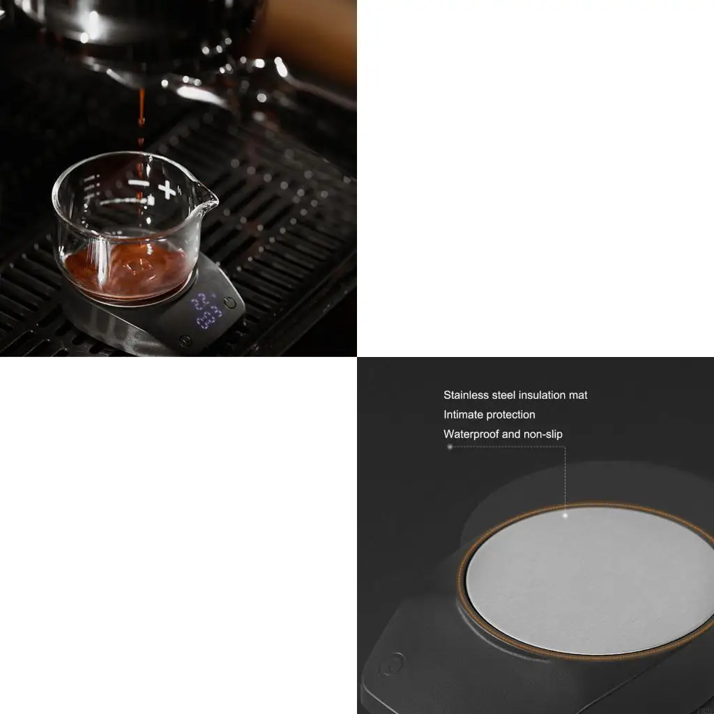 

Портативная шкала Espressos с 250 мАч аккумуляторной шкала кофе идеально подходит для профессиональной кофеварки и любителя кофе