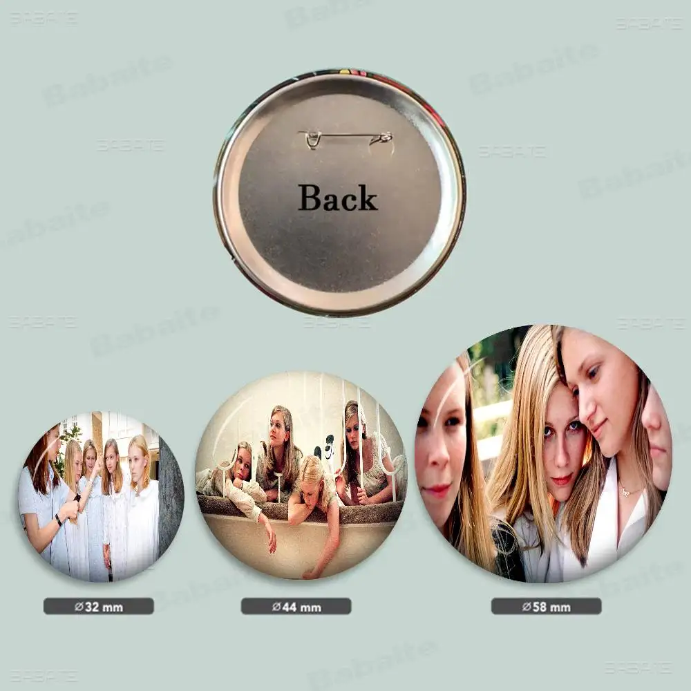 The Virgin Suicides Film 32/44/58mm Round Cartoon Brooches Handmade Pins for Backpack Jewelry Accessories Gifts Creative Badge view 6
