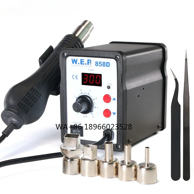 

858D welding machine maintenance and operation is simple, hot air dismantling welding station