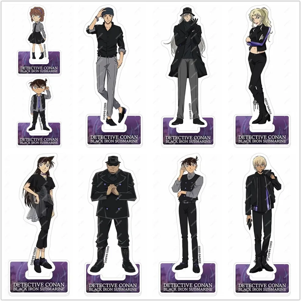 Anime Acrylic Stand Doll Mouri Ran Haibara Ai Amuro Toru Vermouth Figure Model Plate Cosplay Toy for Gift