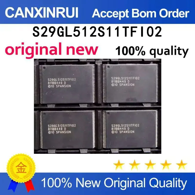 (5pcs-100pcs）S29GL512S11TFI02 TSOP-56 brand new in stock