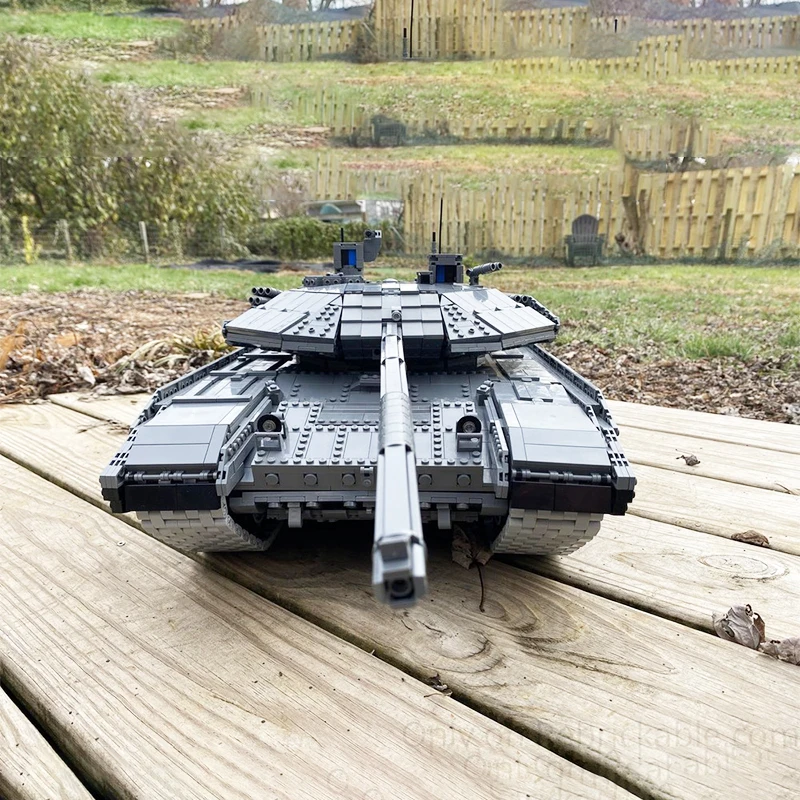 T-90M militar ruso tanque de batalla principal RC MOC bloques de construcción vehículo blindado ladrillos de alta tecnología juguetes para niños juegos de rompecabezas juguete