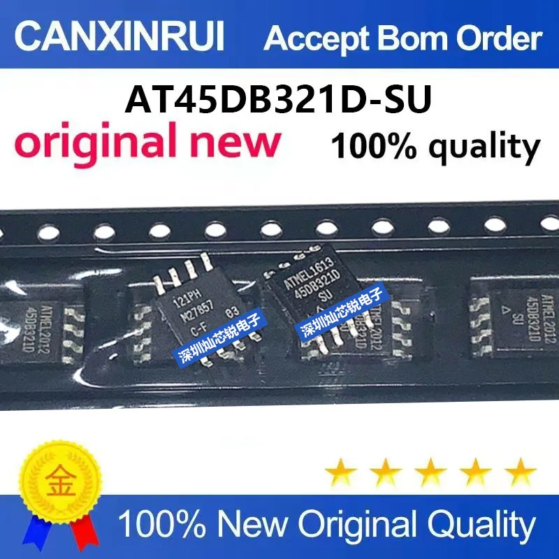 (5-100pieces)Brand new original AT45DB321D-SU 45DB321D SMD SOP8 memory integrated chip