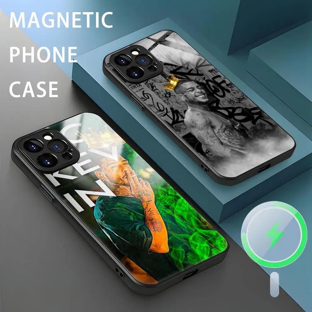 Mc-Kevinsn Pula-Catracas Phone Case For iPhone 15 14 13 12 11 X XR XS XSMAX 8 7 Plus Mini Pro Max Glass Magnetic Phone Case