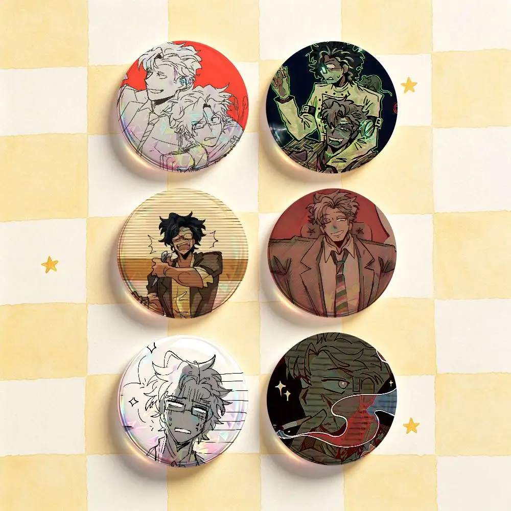 E-Elevator Hitch Protag Co Worker Custom Badges 75mm 44mm 25mm 32mm 58mm Hat Backpack Accessories Toys Collect Gifts Large