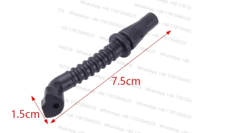 LETAOSK 10pcs Black Rubber Impulse Line Hose Tube Replacement 11281418600 Fit For 044 046 Ms440 Ms460 Chainsaw