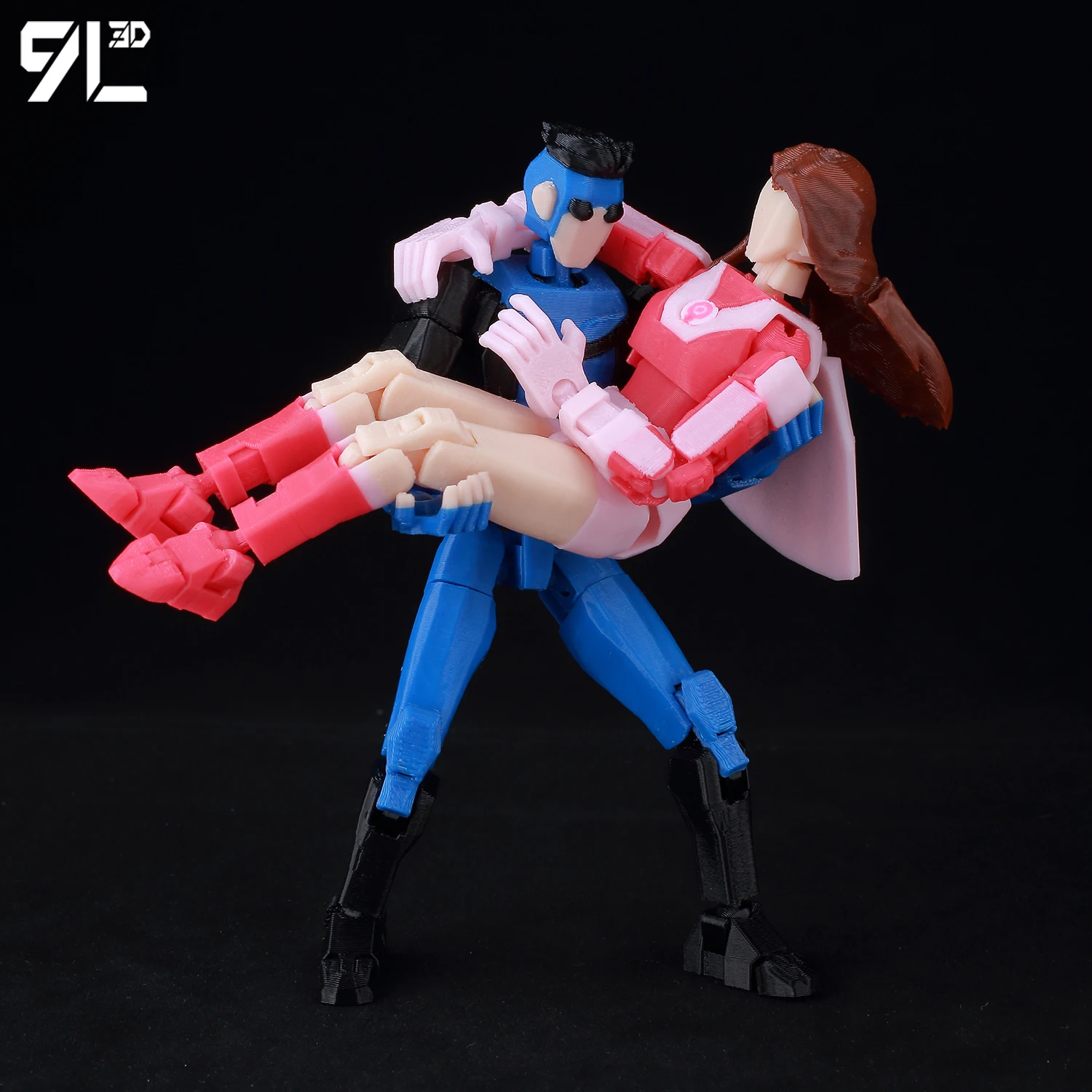 9L3D Lucky 13 Invincible Boy Eve​ Omni Action Figure 3D Printed Anime Model Multi-Jointed Poseable Collectible Toy Gift for Fans image 6